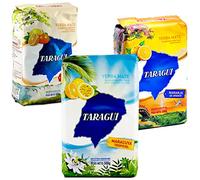 Taragui Yerba Maté Set de dégustation 1,5 kg: Citrus 500g + Fruit de la Passion Tropical 500g + Orange 500g