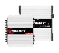 Taramps Smart Lot de 2 amplificateurs monobloc 3 basses 3000 W RMS multi-impédance 0,5 ~ 2 Ohms + Taramps TS 400 x 4 2 Ohms Amplificateur multicanal 400 W RMS 4 canaux Gamme complète