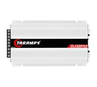 Taramps TS 1200x4 Amplifier Car Audio 1200W RMS 2 Ohms 4 Channels 2 Bridged Channels, Full Range Crossover Fixed RCA/Wire Input - Multichannel Class D