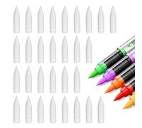 Tarana 30 Pièces Points De Pointe Fin En Nylon Stylos À Pinceaux, Pointes de Rechange Souples pour Marqueurs Acryliques, Compatibles Guangna Mines Souples et Résistantes pour Art, DIY et Écriture