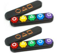 Tarange Jeu Traditionnel coréen,Jeu Gonggi, Gonggi Jack Stone Pebbles Set,Jeu Folklorique coréen,Jouet éducatif Classique pour activité familiale Portable et Durable pour Tous Les âge (2 Set)