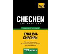 Taranov, A: Chechen Vocabulary For English Speakers - 7000 W