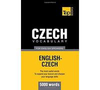 Taranov, A: Czech Vocabulary For English Speakers - 5000 Wor