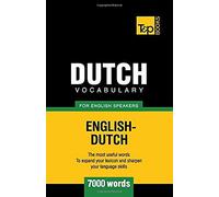 Taranov, A: Dutch Vocabulary For English Speakers - 7000 Wor