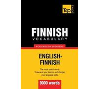 Taranov, A: Finnish Vocabulary For English Speakers - 9000 W