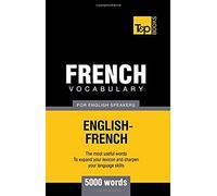 Taranov, A: French Vocabulary For English Speakers - 5000 Wo