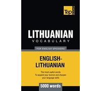 Taranov, A: Lithuanian Vocabulary For English Speakers - 500