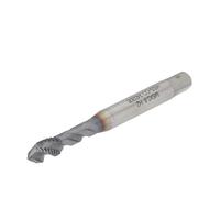 Taraud à cannelure spirale M5 x 0,8 mm pour acier rapide Hss 6542 avec revêtement nitruré entièrement rectifié JIS standard filetage machine pour aluminium acier inoxydable bronze - 1 pièce
