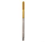 Taraud à machine M8 x 1,25 120 mm de long HSS-E Ti-Revêtu à 3 rainures pour trou passant Traitement de l'acier inoxydable aluminium fonte dans l'atelier CNC Fraiseuse perceuse