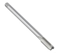Taraud à main à tige longue M10 x 1,25 x 130 mm pour filetage en acier rapide pour métaux ferreux et non ferreux