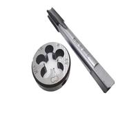 Taraud à pointe hélicoïdale Jeu de 2 tarauds métriques à gauche M2-M22, utilisés for le taraudage et la réparation de filetages internes et externes de machines-outils(2pcs M7x0.5)