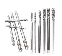 Taraud à tige longue HSS M2-M16 - Tarauds à goujures hélicoïdales métriques for le travail des métaux à trous profonds, longueur 100-200 mm(5 PCS M3x0.5x100L)