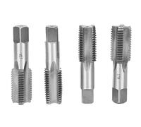 Taraud à Vis, 4 Pièces M27 Taraud à Main, Jeu de Tarauds à Filetage Manuel pour Machine à Tarauder, Filetage de Vis Métrique à Cannelure Droite en Acier à Outils en Alliage,