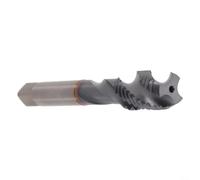 Taraud cannelé en spirale 12 mm x 1 75 avec revêtement en acier rapide et nitruration pour une utilisation sur l'acier, le bronze, l'acier inoxydable et les plastiques
