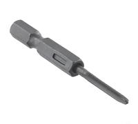 Taraud de machine, tige hexagonale étendue, flûte droite noire haute résistance pour perceuse électrique, filetage de coupe, outil de fabrication de métallurgie (3 mm)