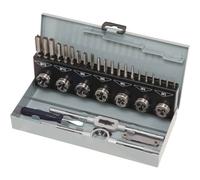 Taraud et filière M3 à M12 3 passes - coffret de 32 pcs DRAKKAR - 14720