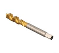 Taraud fileté à cannelure spirale 5/16-18 UNC pour taraud de machine HSS plaqué titane pour aluminium acier inoxydable pour moule acier bronze plastique dur pour fraisage CNC perçage