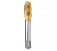 Taraud fileté M16 x 2,0 pour tolérance H2 Taraud machine à pointe spirale pour acier inoxydable alliage d'aluminium - Acier 6542 haut débit avec revêtement TiN 33 mm
