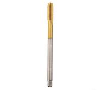 Taraud fileté M8 x 1 25 métrique, acier haute vitesse, cannelure droite de 120 mm de long pour un retrait efficace des copeaux et un filetage vers le bas