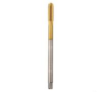 Taraud fileté M8 x 1 25, outil de filetage métrique de 120 mm de long avec revêtement en acier rapide pour les applications de taraudage en métal et en acier allié