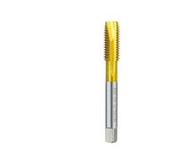 Taraud fileté Titane Revêtu Machine Taraud HSS Métrique Flûte Droite Filetage Taraud Outils À Main M2-M18 (Color : M16x2.0, Size : 1pc)