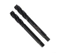 Taraud Métrique M8x1.25 HSS Spiralé 2pcs Filetage Machine | Conception spiralée, évacuation copeaux haut, filetage , rapide, pour précis, bavures, pour idéal machine