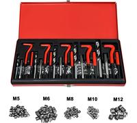 Taraud NAIZY Kit de réparation de filetage Douilles de taraudage-Douilles M5 M6 M8 M10 M12 Outil de douille filetée