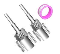 Taraud PVC - Fileteuse 21mm pour Tuyaux | Coupeur Extérieur Intérieur avec Matrices DN15 DN20 - Perceuse Électrique Tuyau Arrosage Bricolage Réparation Précision Coupe Tuyaux Outil