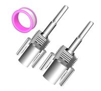 Taraudeuse à Tubes PVC - Ouvre-Filetage Interne,Coupeur Externe avec Matrices 1/2 et 3/4 Pouces | Pour Raccord Tuyau Eau Arrosage Reparation Domestique Bricolage