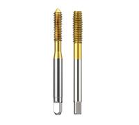 Tarauds de formage métriques fins sans goujure HSS-E revêtus TiN (lot de 2) for machines d'extrusion, filetage M3 M4 M5 M6 M8 M10 M12(M10x1.5)