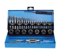 TARAUDS-FILIERES 3 à 12 mm EN COFFRET, EN ACIER HSS-G