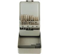 TARAUDS HSS DE 3 à 12 mm COFFRET DE 7 JEUX DE 3 TARAUDS