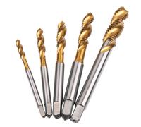 Tarauds Pointus en Spirale Taraudage Filetage Formant Taraud Hss 5 Pc MéTrique Spirale Cannelé Vis à Taraud M3 M4 M5 M6 M8