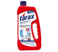 TARAX - Déboucheur Puissant et Rapide, Gel Efficace pour Canalisations Obstinées (Bidon 1L) - Le Lot De 3
