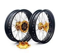 TARAZON 17"Arrière Avant Roues Jantes Moyeu pour Suzuki DRZ400S 00-17 DRZ400SM 00-22 DRZ400 00-04 DRZ400E 00-07 DRZ 400 S SM E