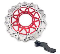 TARAZON 320mm Disque de Frein Avant flottant+Support Adaptateur pour HONDA CRF 250 450 R 2004-2014 CR 125 250 R E 2004-2008 CRF 250 450 X 2004-2015