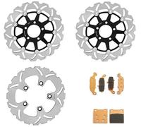 TARAZON GSF 600 Bandit 2000-2004 SV650S 1999-2002 GSX750F GSX600F 1998-2002 Disques de Frein Avant Arrière et Plaquettes pour Suzuki
