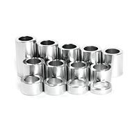 TARAZON ID 3/4"OD 1 1/8" Kit d'entretoises d'axe de roue pour Harley Sportster Softail Touring Dyna