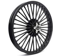 TARAZON Jantes avant en fonte sans chambre à air 21" x 2,15" pour Harley Dyna Super Glide, Low Rider, Wide Glide 2000-2017 Street Bob 2006-2017 Softail Standard, Night Train, Springer 2000-2010
