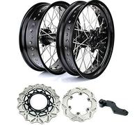 TARAZON Supermoto 3.5"/5.0 x 17" Roues Disques Ensemble pour XC EXC SX SXF XCW XCF SXS 125-540 pour HUSABERG pour HUSQVARNA