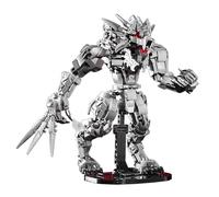 Tarcury Jeu de Construction Loup-Garou, Loup-Garou de la Nuit avec présentoir, 2025 Loup-Garou mécanique à Collectionner pour Les Fans - 813 Pièces