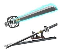 Tarcury Jouet de Construction Épée Kamado Tanjiro: Modèle d'Épée Anime Katana avec Fourreau et Support, Collectionnable Cosplay, 99.7 cm, 759 Pièces