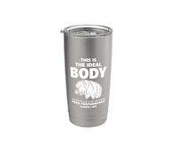 Tardigrade Sarcasme Body Peak Performance Humour Funny Nature Gobelet isotherme en acier inoxydable double paroi