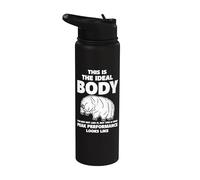Tardigrade Sarcasme Body Peak Performance Humour Funny Nature Stainless Steel Insulated Water Bottle