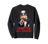 Tardigrade USA Funny Vintage Juillet 4th Retro American Veteran Sweatshirt
