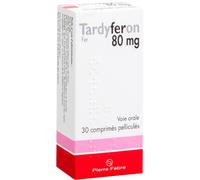 Tardyferon 80mg Fer 30 Comprimés Pelliculés