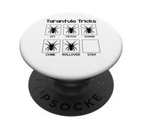 Tarentula Tricks Funny - Spider Keeper Arachnid Lover PopSockets PopGrip Adhésif