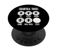 Tarentula Tricks Funny - Spider Keeper Arachnid Lover PopSockets PopGrip Adhésif
