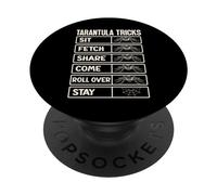 Tarentula Tricks - Humour araignée drôle propriétaire arachnide PopSockets PopGrip Adhésif