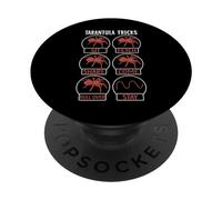 Tarentula Tricks - Humour araignée drôle propriétaire arachnide PopSockets PopGrip Adhésif
